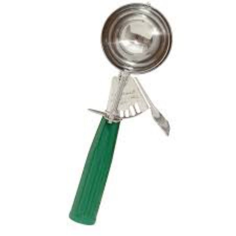 DISHER #12 S/S GREEN HANDLE .75 OZ