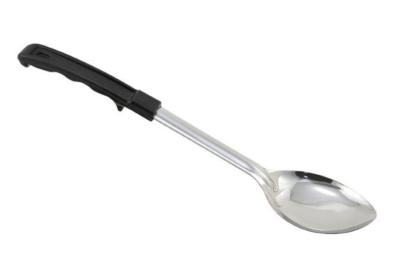 SPOON BASTING SOLID S/S BLK HDL 13