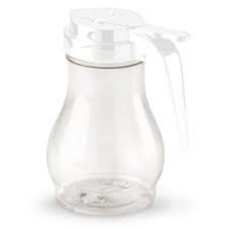DISPENSER SYRUP JAR ONLY CLEAR 16 OZ