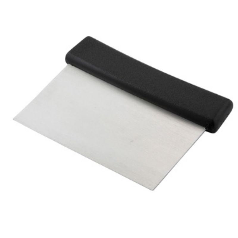 SCRAPER DOUGH S/S BLADE PLASTIC 6X3