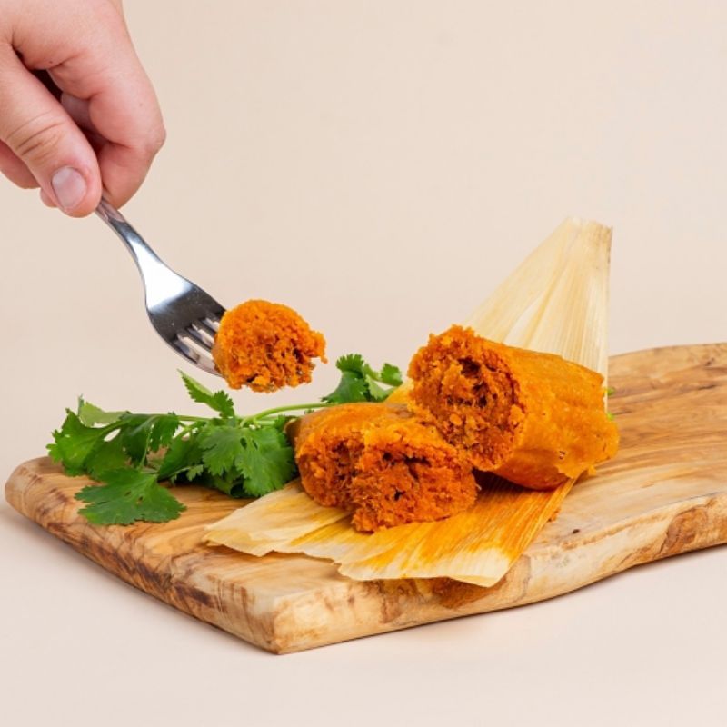 TAMALE RED CHILE & PORK