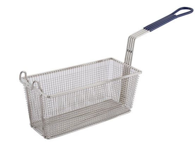 BASKET FRYER BLUE HANDLE 13 X 5 X 5