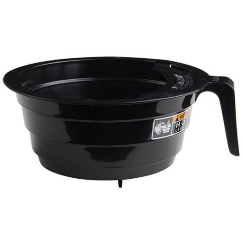 FUNNEL COFFEE BLACK PLASTIC 12 CUP