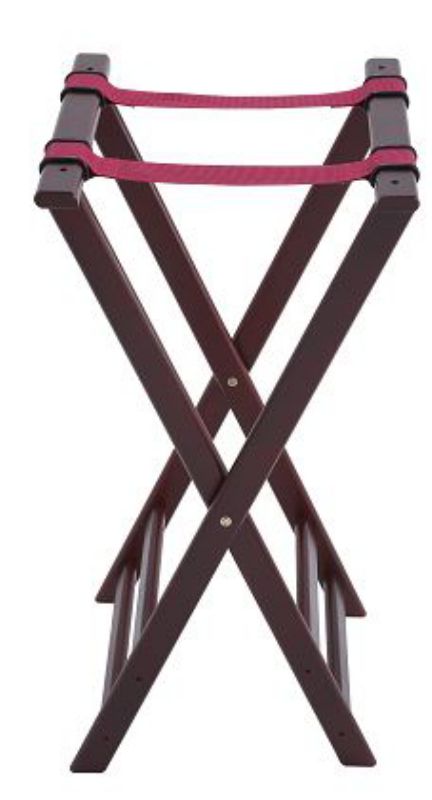 STAND*TRAY WOOD MAHOGANY 32