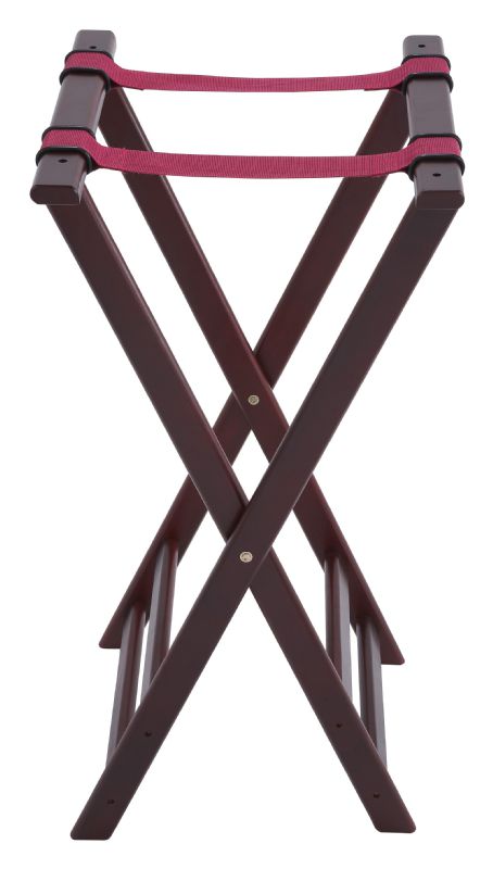 STAND*TRAY WOOD MAHOGANY 32