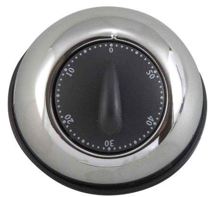 TIMER MECHANICAL S/S 60 MIN