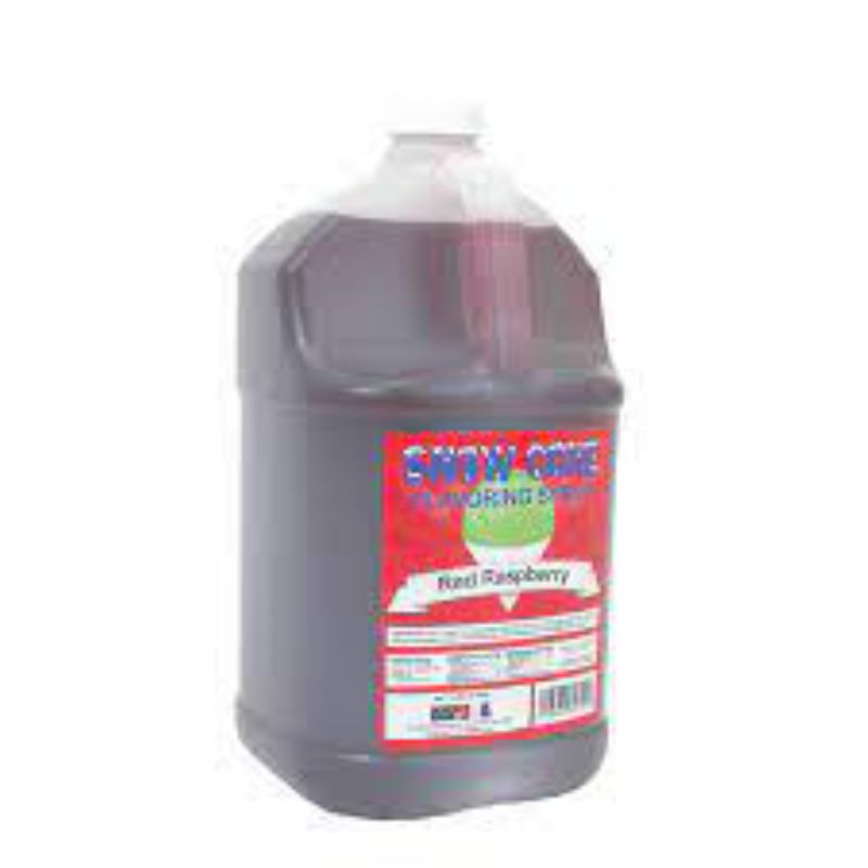 SYRUP SNOW CONE RED RASPBERRY 1 GAL