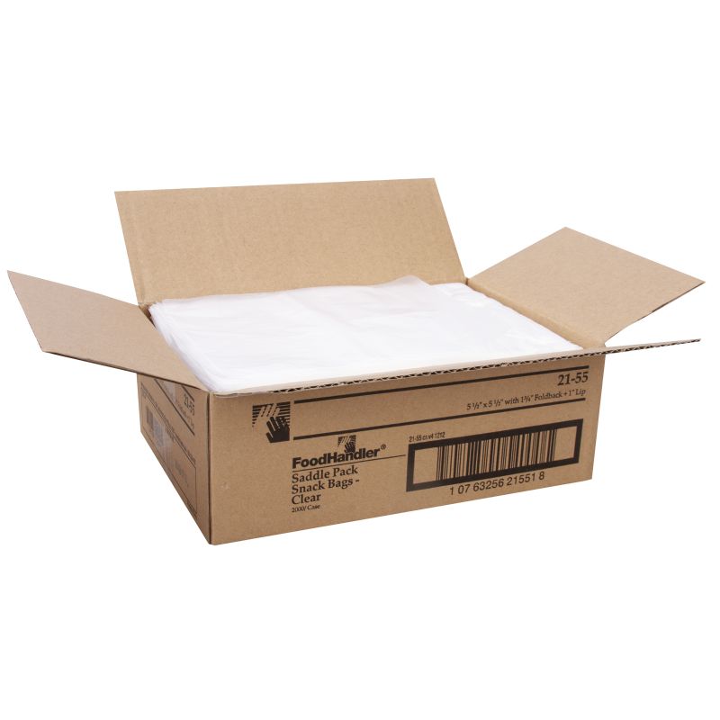 BAG SADDLE PACK UNPRINTED SNACK