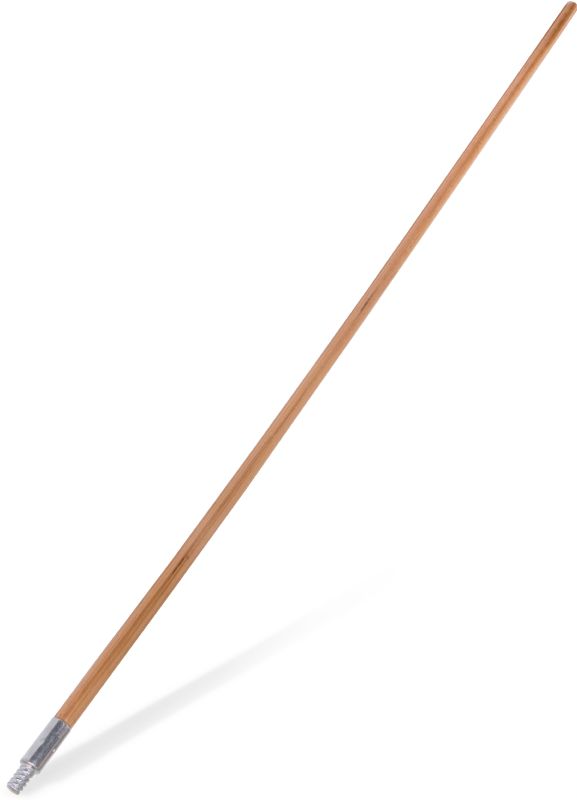 HANDLE WOOD METAL END THREADED 60