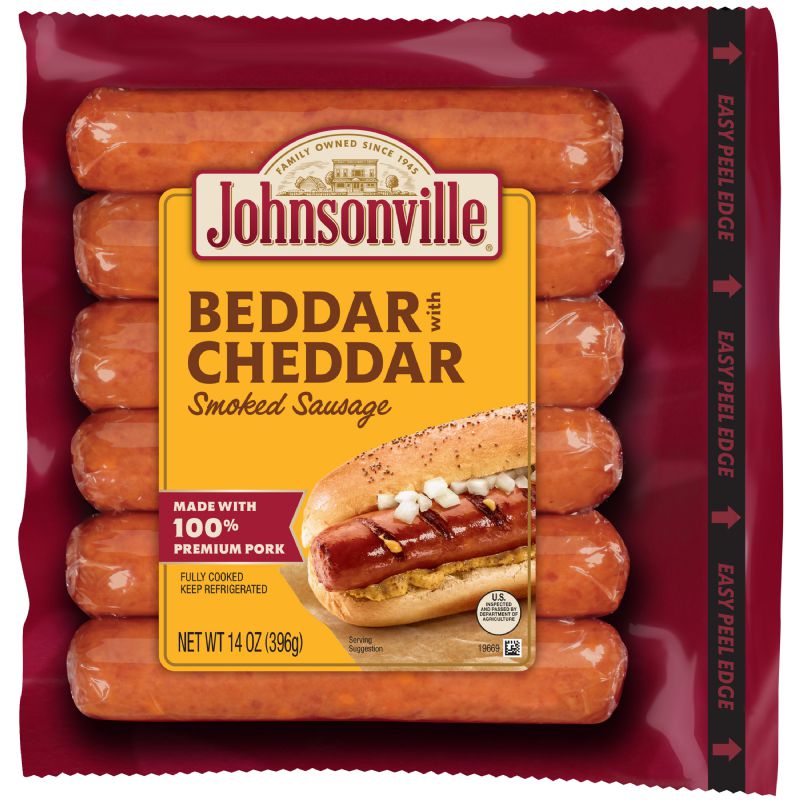 SAUSAGE BEDDAR W/CHEDDER