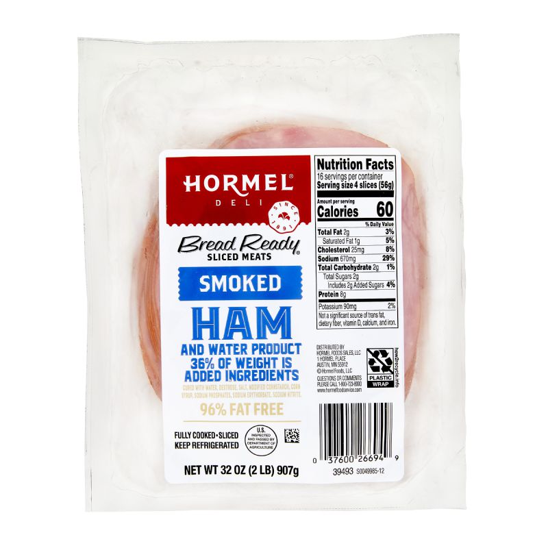 HAM DELI SLICED FRESH .5 OZ