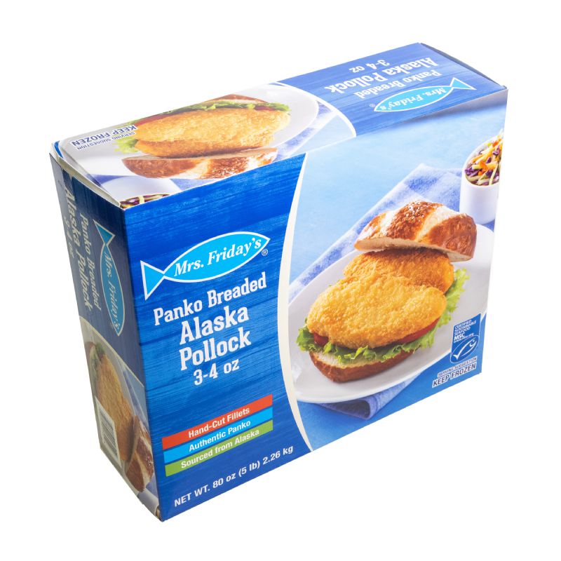 POLLOCK FILET BRD PANKO 3-4 OZ