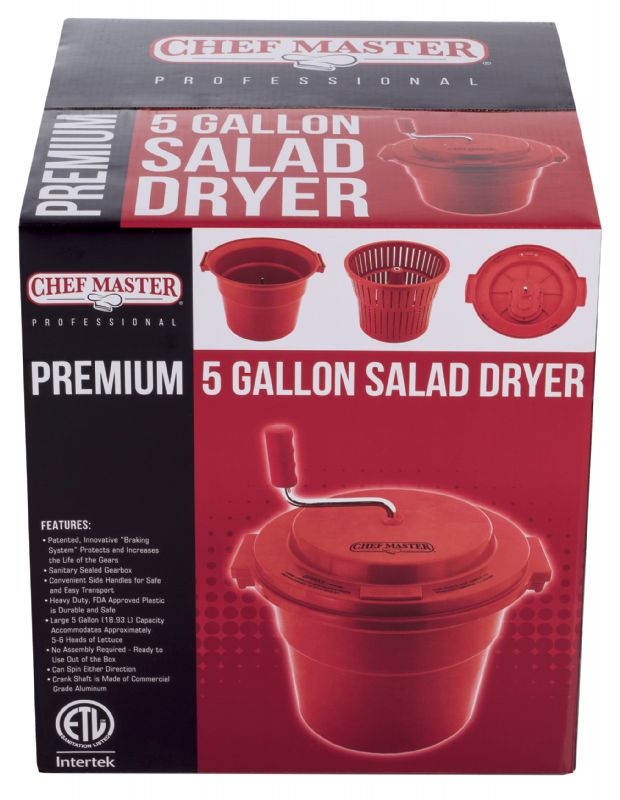 SPINNER SALAD MANUAL 17" 5 GAL