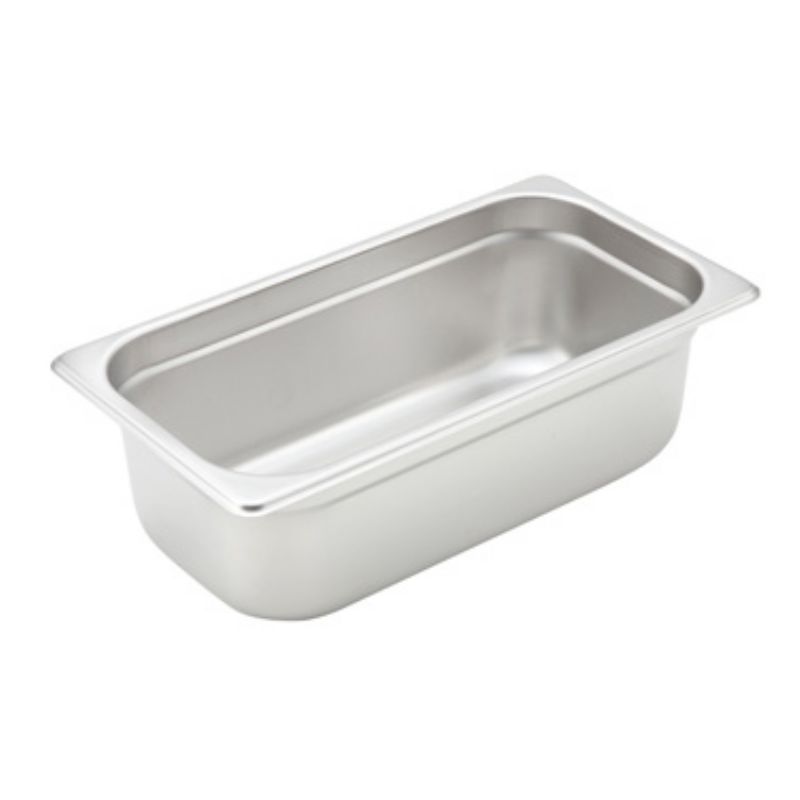PAN STEAM S/S 1/3 SIZE 4" DP 4.5 QT