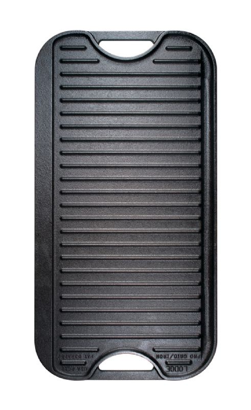 GRIDDLE CAST IRON LODGE 20X10.44