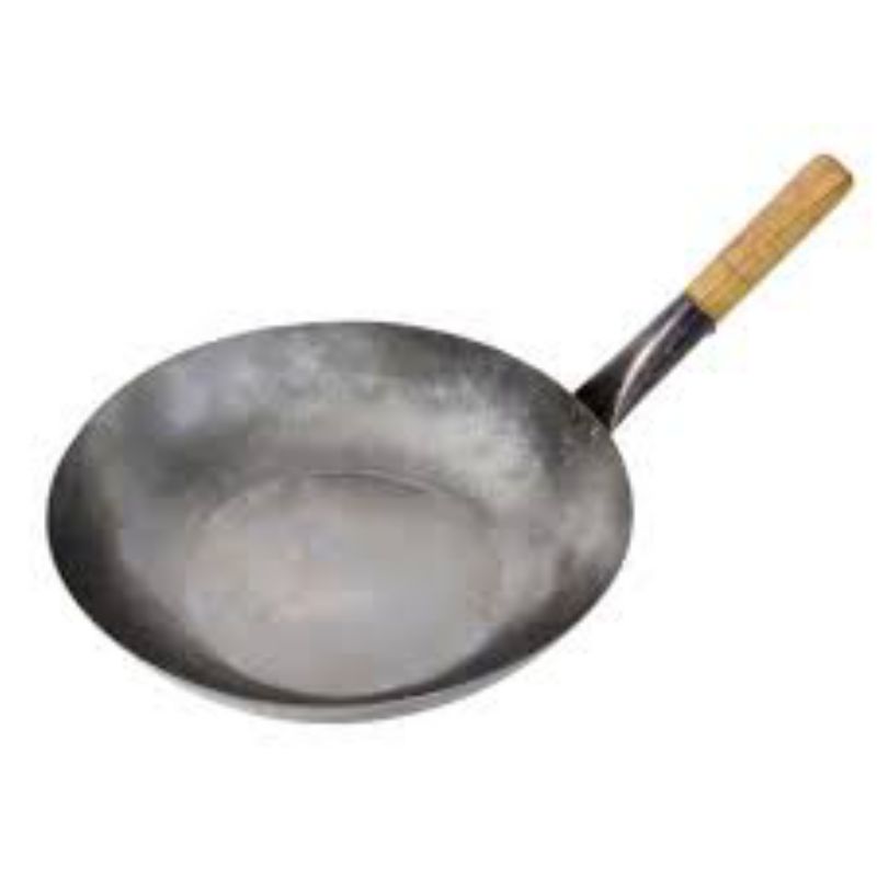 WOK MANDARIN STYLE FLAT BOTTOM 14