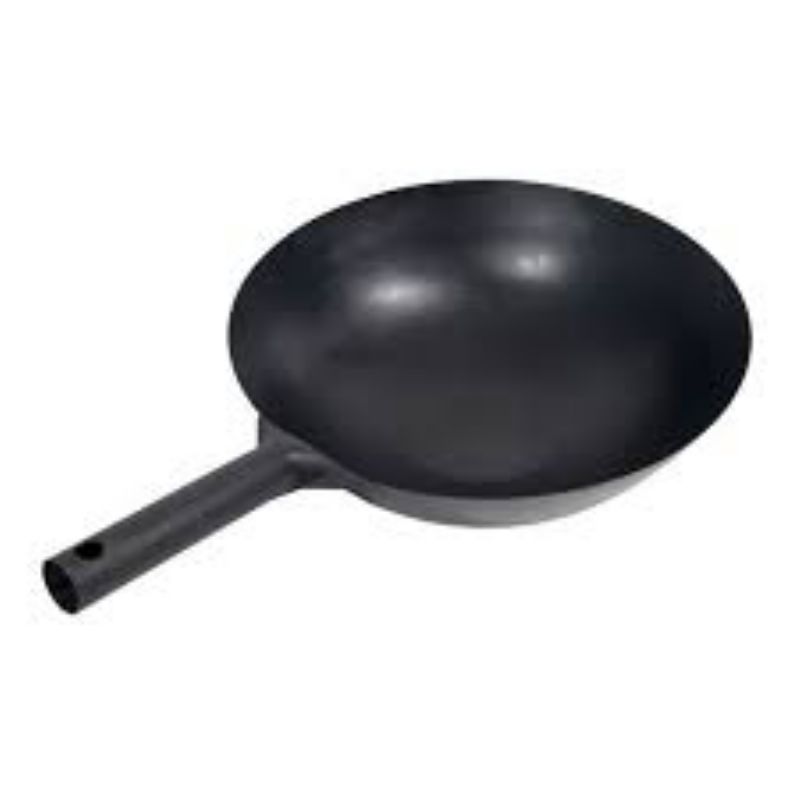 WOK MANDARIN STYLE W/STEEL HNDL 16