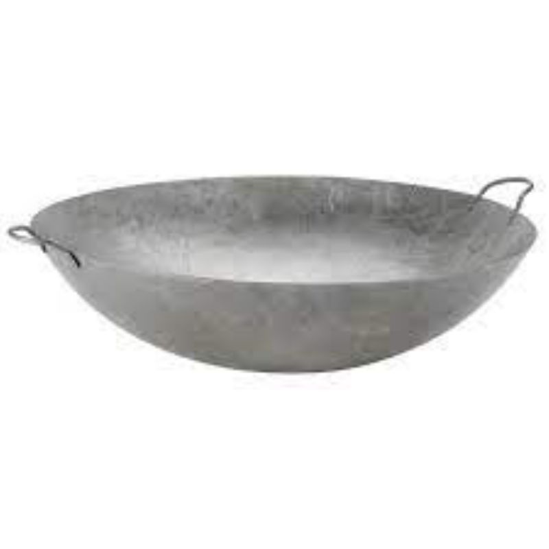 WOK STEEL 28" DIAM 7-1/2 DEEP