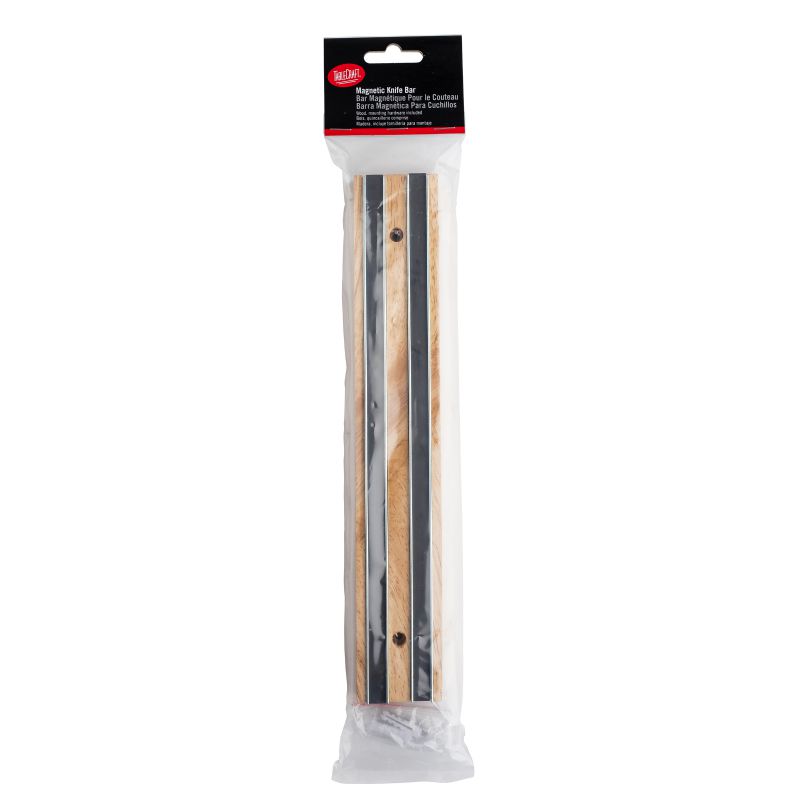 HOLDER KNIFE MAGNETIC BAR WOOD 12