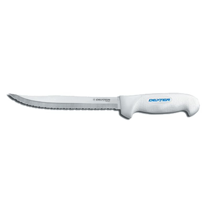 KNIFE UTILITY SOFT GRIP SERRATED 8