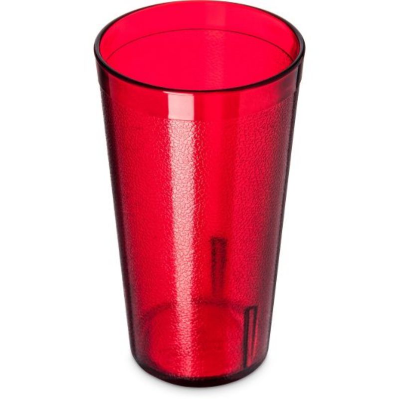 TUMBLER STACKABLE PEBBLED RUBY 16 OZ