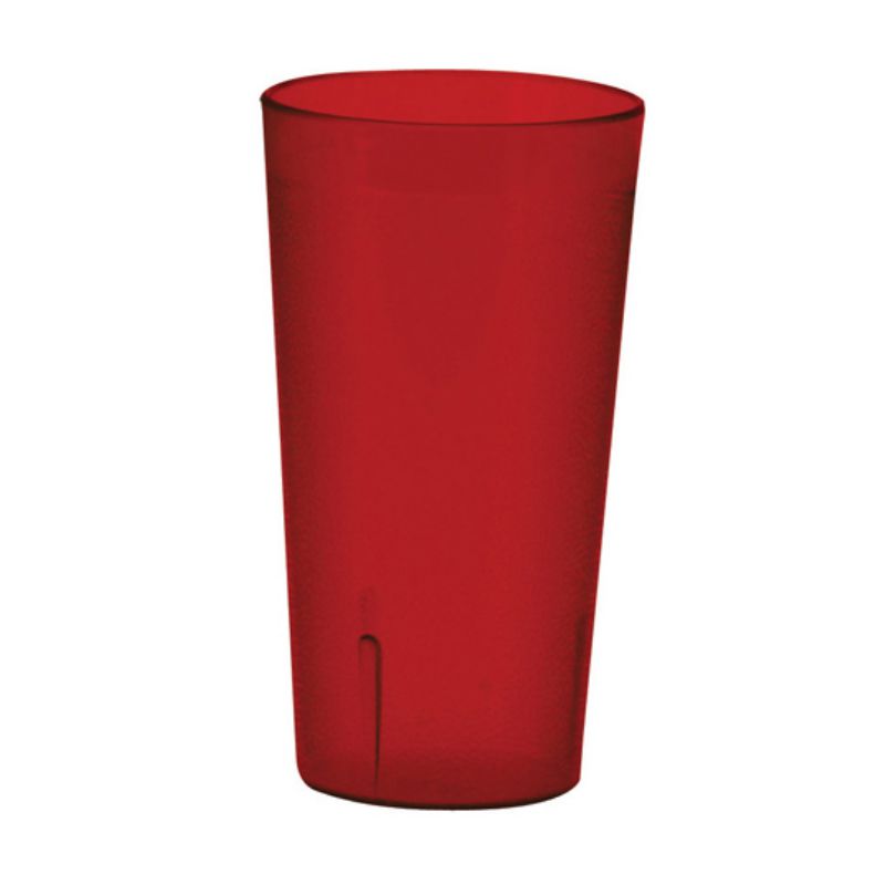 TUMBLER RED PEBBLED 16 OZ