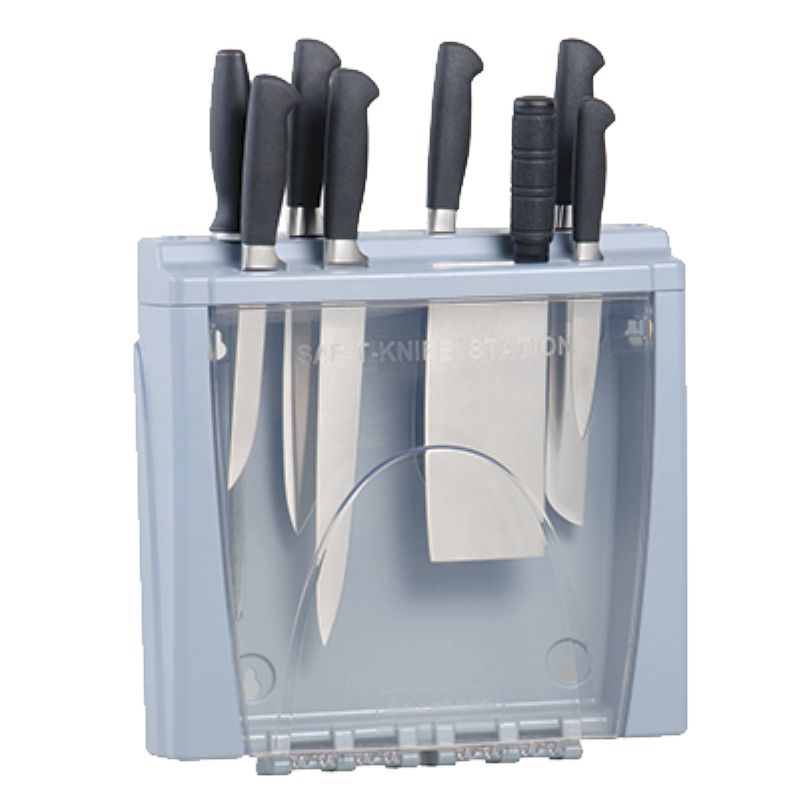 KNIFE SAF-T STATION HOLDS UP TO 8