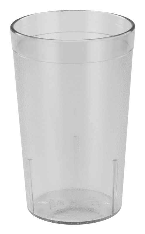 TUMBLER CLEAR PEBBLED 8 OZ