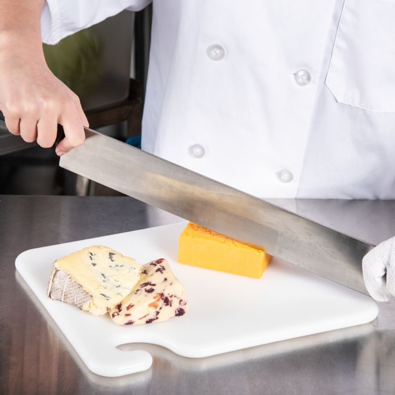 CUTTING BOARD WHITE 10X12X1/2