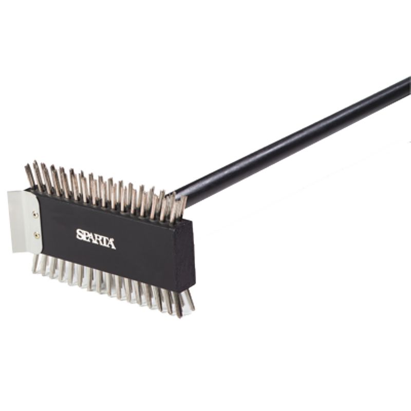 BRUSH BROILER/GRILL SCRAPER S/S 30