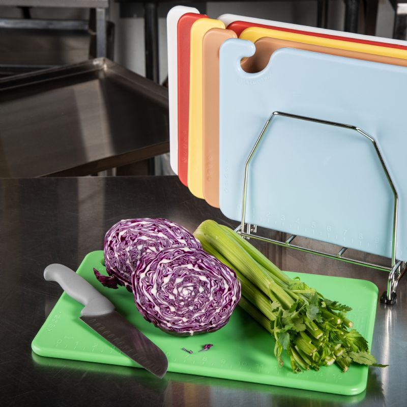 CUTTING BOARD SET COLORED 12X18