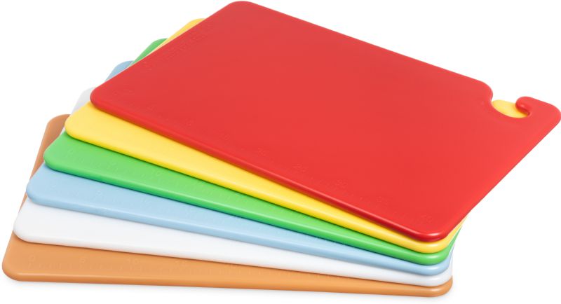 CUTTING BOARD SET COLORED 12X18