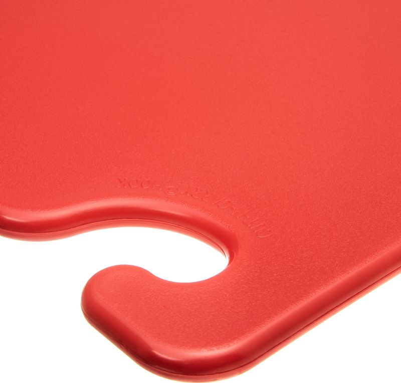 CUTTING BOARD RED (MEAT) 20X15X1/2