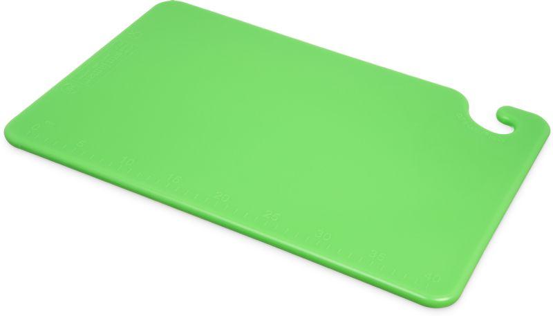 CUTTING BOARD GREEN 12X8X.5