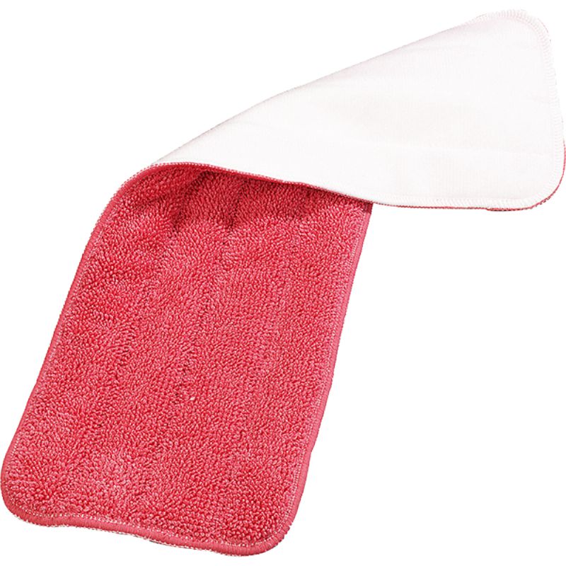 PAD MOP WET/DRY RED/BLUE MICROFIBER