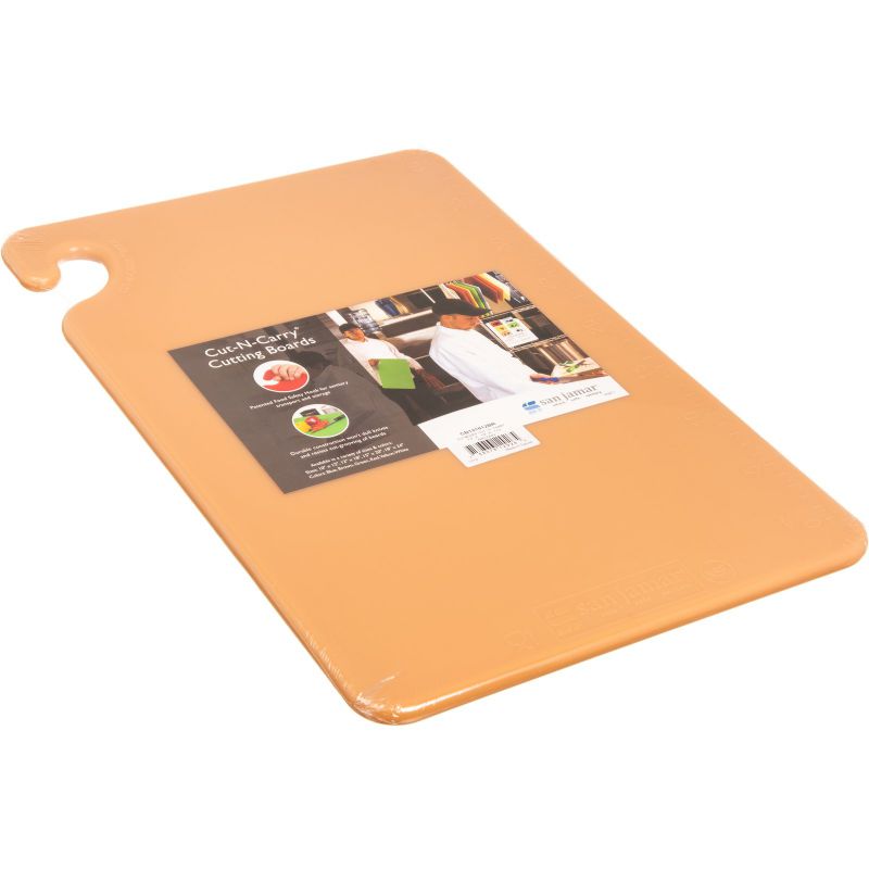CUTTING BOARD BEIGE (FISH) 12X18X1/2