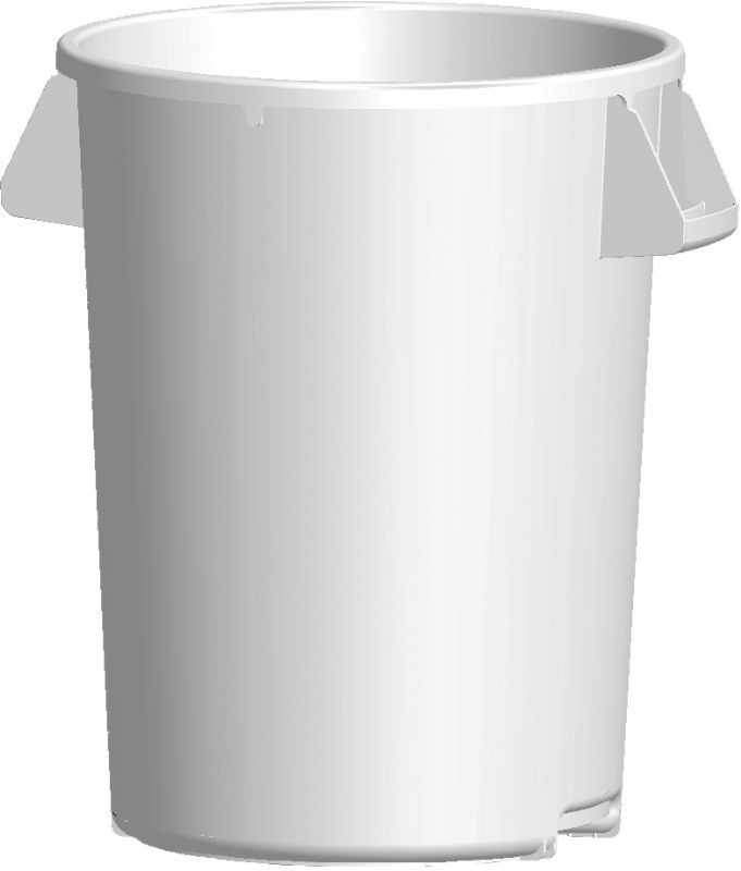 TRASH CONTAINER BRONCO WHITE 20 GAL