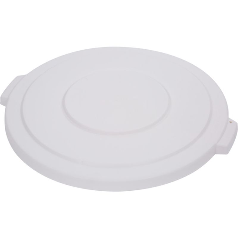 LID TRASH CONTAINER WHITE RND 32 GAL
