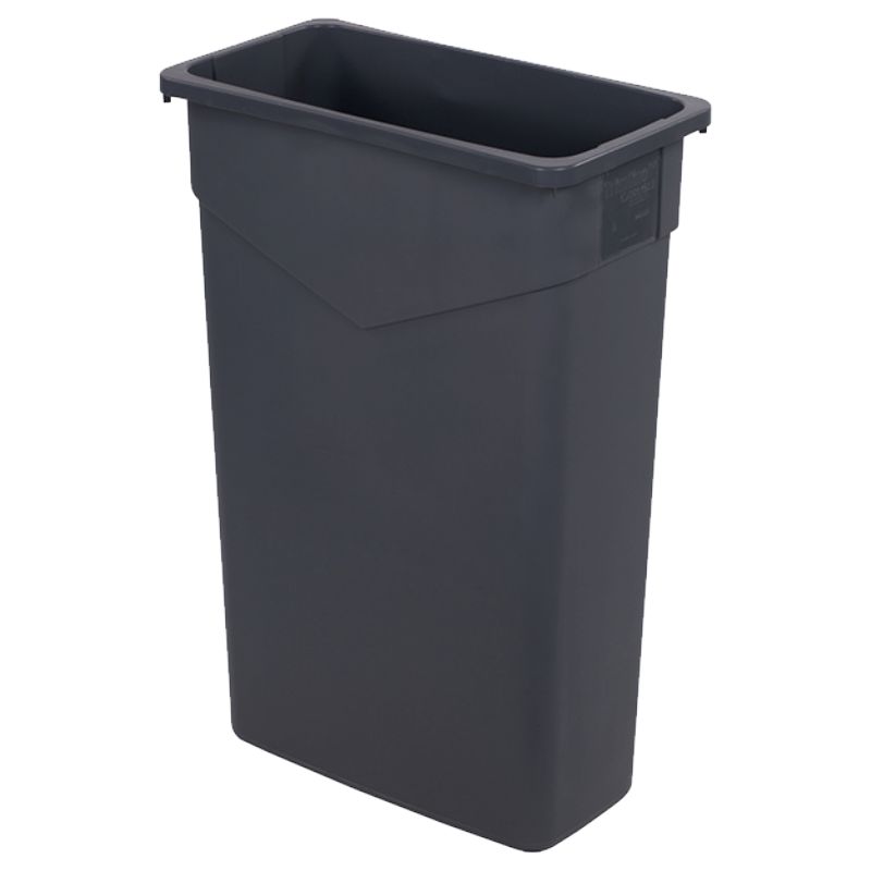TRASH CONTAINER GRAY TRIMLINE 23 GAL