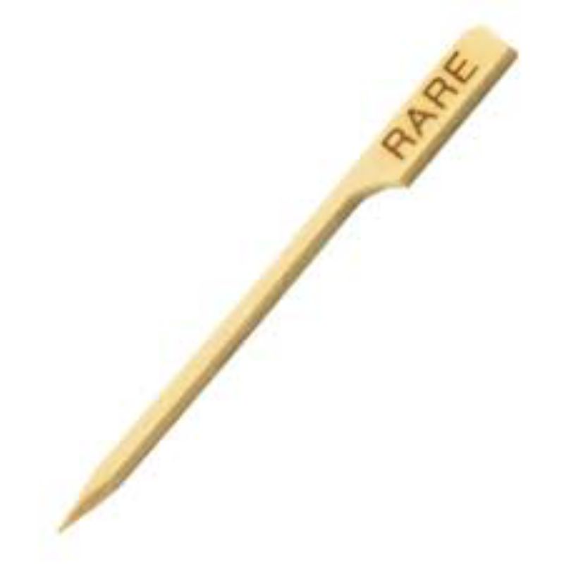 MARKER MEAT BAMBOO MED RARE 3.5
