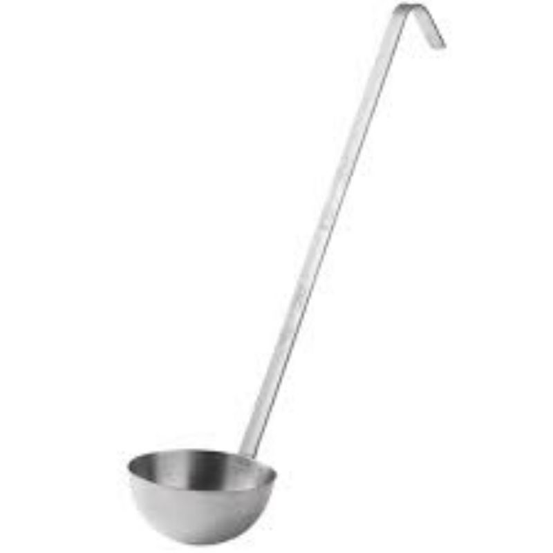 LADLE 6 OZ S/S HOOKED HANDLE 15"L