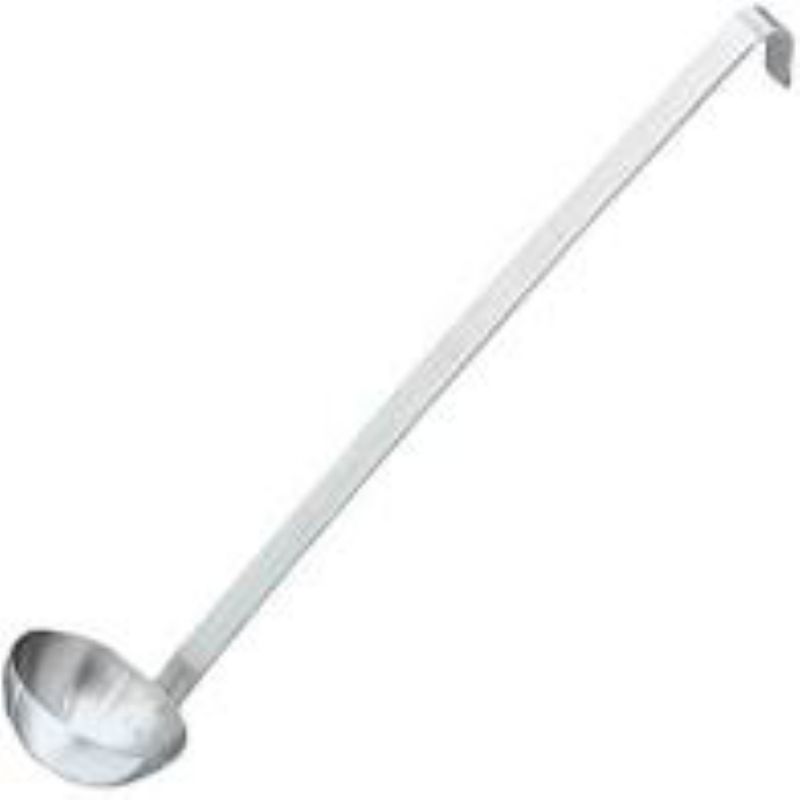 LADLE 8 OZ S/S HOOKED HANDLE 14"L