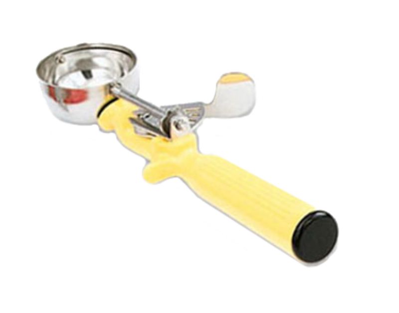 DISHER #20 S/S YELLOW HANDLE 1.6 OZ