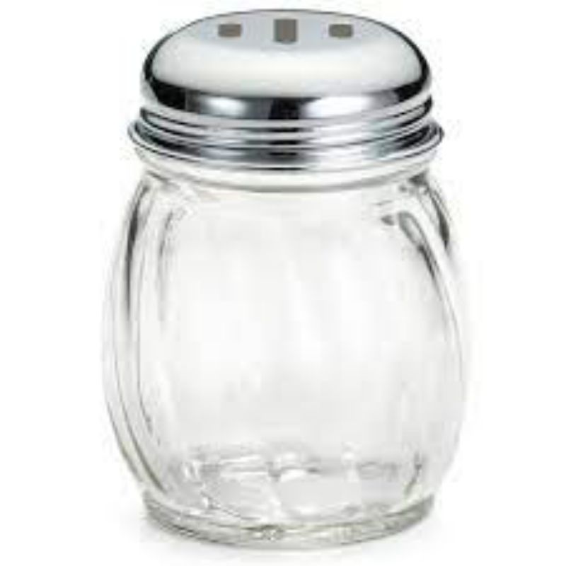 SHAKER GLASS SWIRL SLOTTED 6 OZ