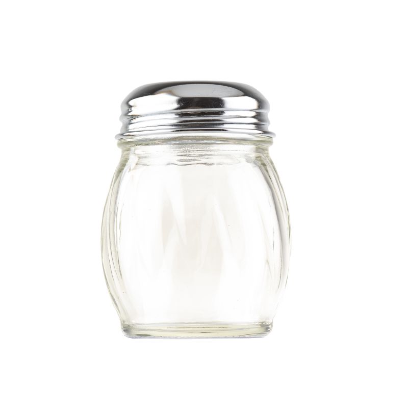 SHAKER GLASS SWIRL SLOTTED 6 OZ