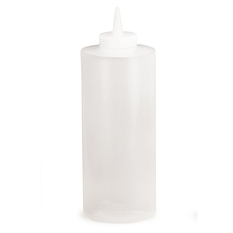 BOTTLE SQUEEZE PLASTIC NATURAL 32 OZ
