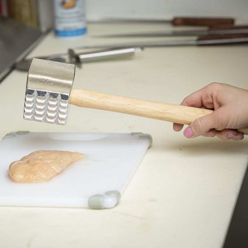 TENDERIZER MEAT ALUM WOOD MALLET 3X3