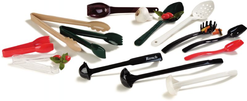 TONG SALAD PLASTIC BLACK 6