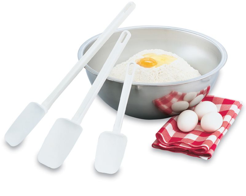 SPATULA SPOON SHAPED WHITE 13.5