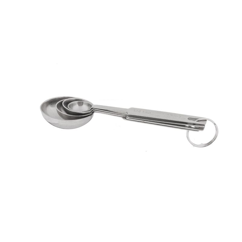 MEASURE SPOON SET 4 PC S/S HVY DUTY